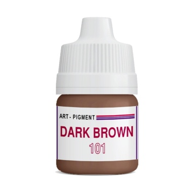 Art- Pıgment 5 Adet Kalıcı Makyaj Eğitim Boyası Latex-boyası Dark Brown