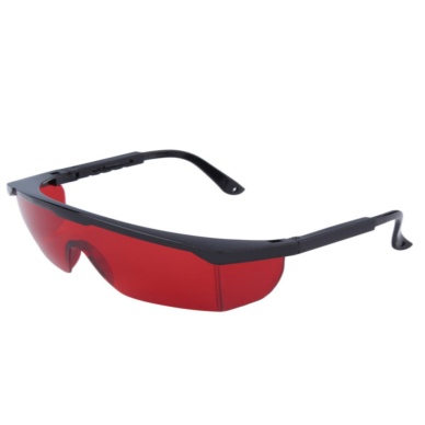 Estetisyen Lazer Epilasyon Gözlüğü Kırmızı