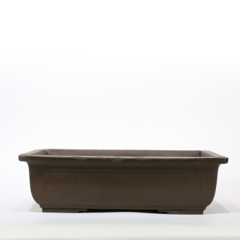 Köşeli Bonsai Saksısı Japon No.1-Sırsız (35cm)