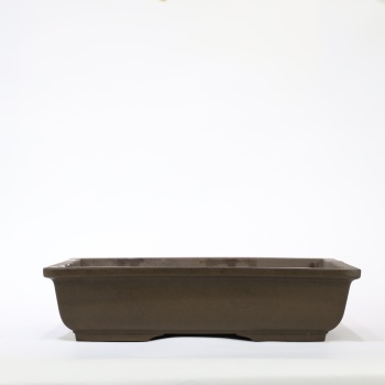 Köşeli Bonsai Saksısı Japon No.17-Sırsız (31 cm)