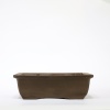 Köşeli Bonsai Saksısı Japon No.15-Sırsız (26 cm)