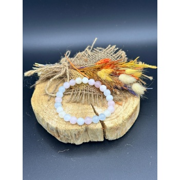 Morganit Taşı Bileklik – Aşkın Işıltısı, Tenin Zarafeti