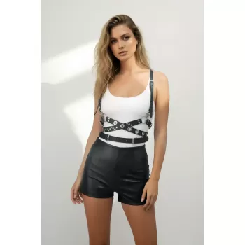 Elbise Üzeri Kemer, Şık Büyük Delik Detaylı Kemer Kemer - APFT890