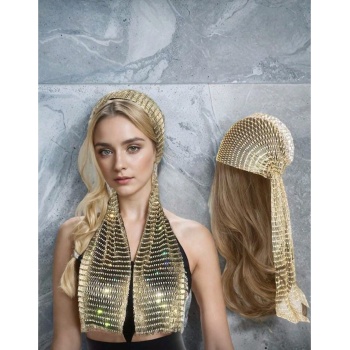 Taşlı Kafa Aksesuarı Kristal Bandana