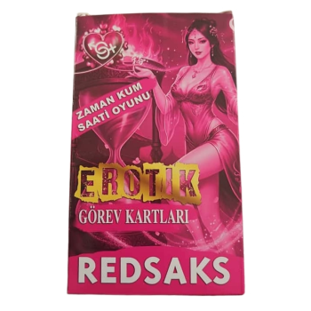 RedSaks Zaman Kum Saati Çiftler Oyunu – 1 Dakikalık Tutku ve Eğlence Görev Kartlarıyla Romantik Oyun Seti