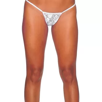 Beyaz Dantelli Tanga TM1165