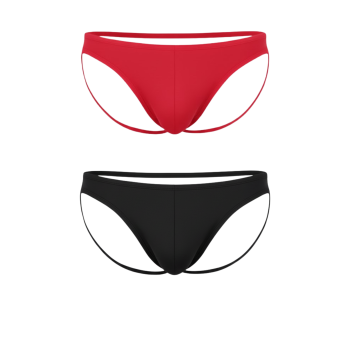 Fantezi Arkası Açık Seksi 2li Erkek Külot BC4625