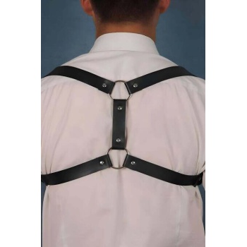 Erkak Deri Göğüs Harness - APFTM128
