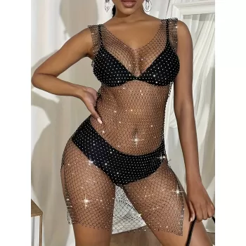 MİNİ ELBİSE KOLSUZ