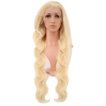 Gerçek Front Lace Dalgalı Platin Tül Peruk - 65-70cm