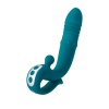 JOS Mija Up&Down Fonksiyonlu ve Uyarıcı Halkalı Silikon Vibratör – Yeşil, 19 cm