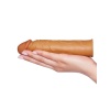 Censan Add 1&quot; Pleasure X Tender Penis Sleeve Brown