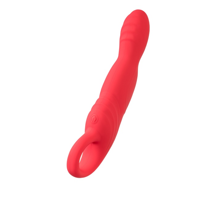 Flovetta Carnation Hareketli Başlıklı G Nokta Uyarıcılı Vibratör  – Pembe, 19 cm