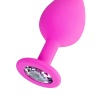 ToDo by Toyfa Brilliant Anal Plug, silikon, pembe, 8 cm, Ø 3 cm, 50 g