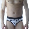Erkek Fantezi El Desenli Jockstrap