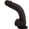 Censan Ultra Gerçekçi 24 Cm Model2 Brown Melez Kıkırdaklı Dildo