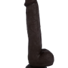 Censan Ultra Gerçekçi 24 Cm Model2 Brown Melez Kıkırdaklı Dildo