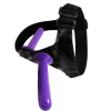 Censan Mor Double Dong Titreşimli Belden Bağlamalı Çift Taraflı Bisex Dildo Vibratör model 2
