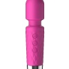 Censan Mini Wand Massager Şarjlı Vibratör - Pembe