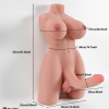 L-Join Gerçekçi 9 Kg Yarım Vücut Trans Vajina Penis Mastürbatör