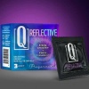 Q REFLECTİVE 3'LÜ KREMLİ TIRTIKLI PREZERVATİF