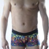 Erkek Renkli Desenli Boxer