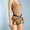 Şık Deri Seksi Külot Harness - APFT1029