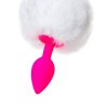 ToDo by Toyfa Sweet bunny kuyruklu anal kılıf, silikon, pembe, 13 cm, Ø 2,8 cm, 43 g