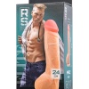 RealStick Elite Marc Vantuzlu yapay penis, TPR, çıplak, 24 cm