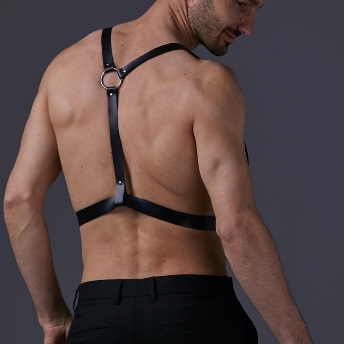 Pamuktenim Erkek Fantezi Deri Harness Askı 2134