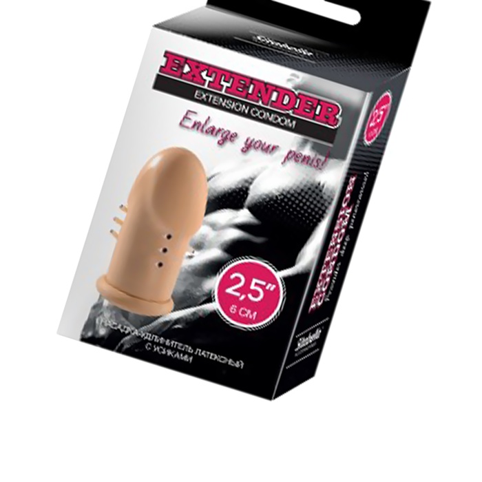 Sitabella Penis Klıfı, 2.5 inç, antenli, lateks