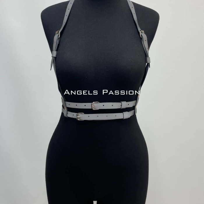 Karanlıkta Yansıyan - Reflektörlü Göğüs Harness, Parti Harness, Elbise Aksesuar - APFT205