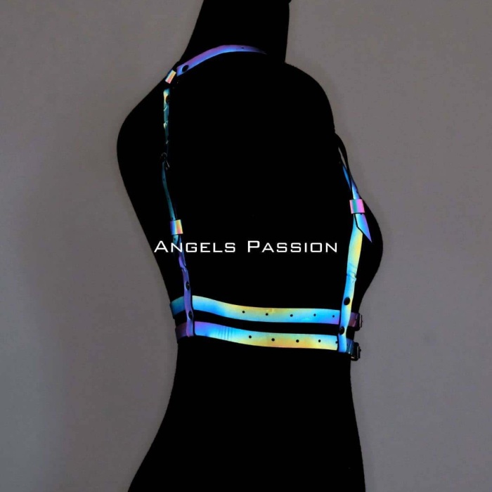 Renkli Reflektörlü Göğüs Harness, Karanlıkta Parlayan Göğüs Harness - APFT205