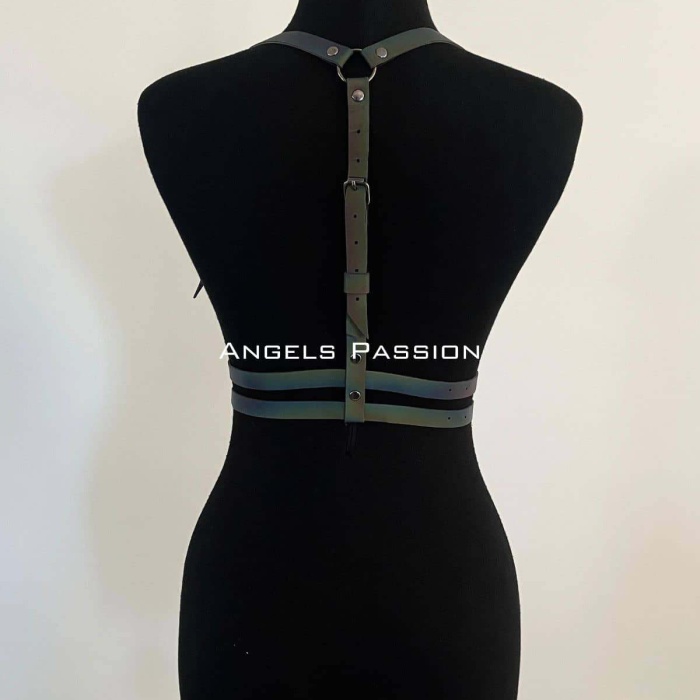 Renkli Reflektörlü Göğüs Harness, Karanlıkta Parlayan Göğüs Harness - APFT205