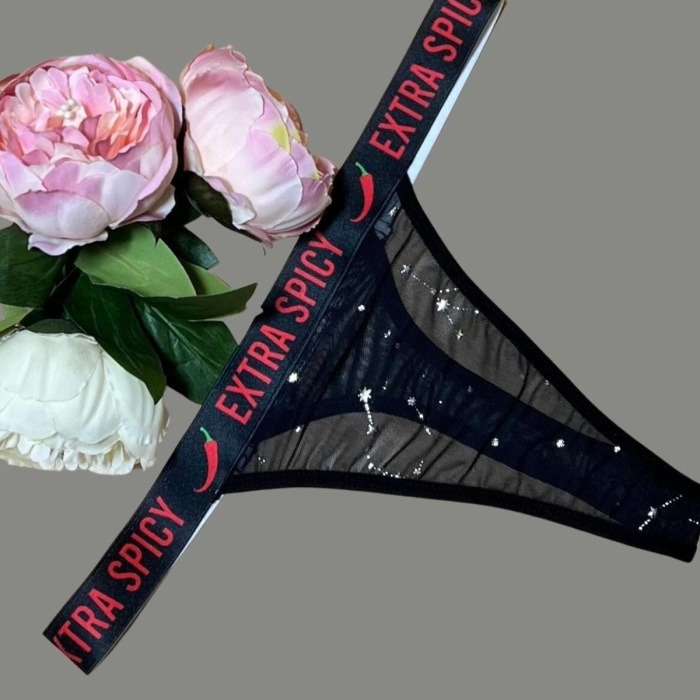 Sexi Yazılı String Külot  81901