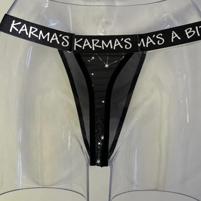 Yazılı String Külot Sexi 81900