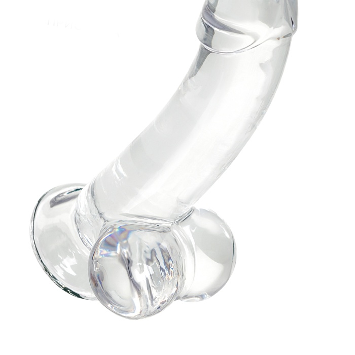 A-Toys by TOYFA Gerçekçi Cryst yapay penis, TPE, transparan, 15 cm