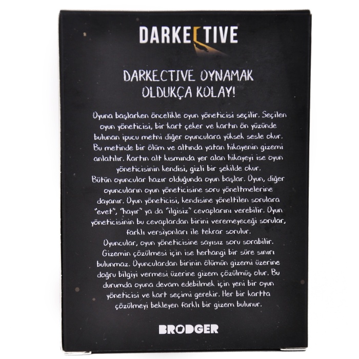 Darkective Dedektif Kutu Kart Oyunu