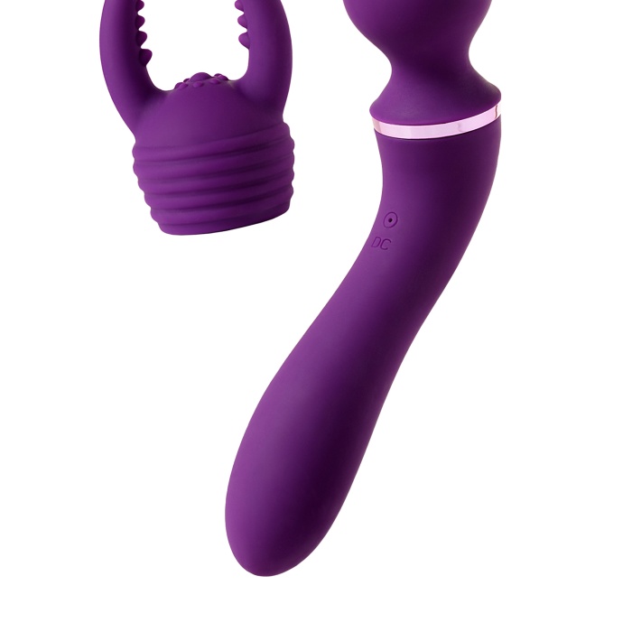 Eromantica Uma çok fonksiyonlu vibratör, silikon, mor, 20 cm