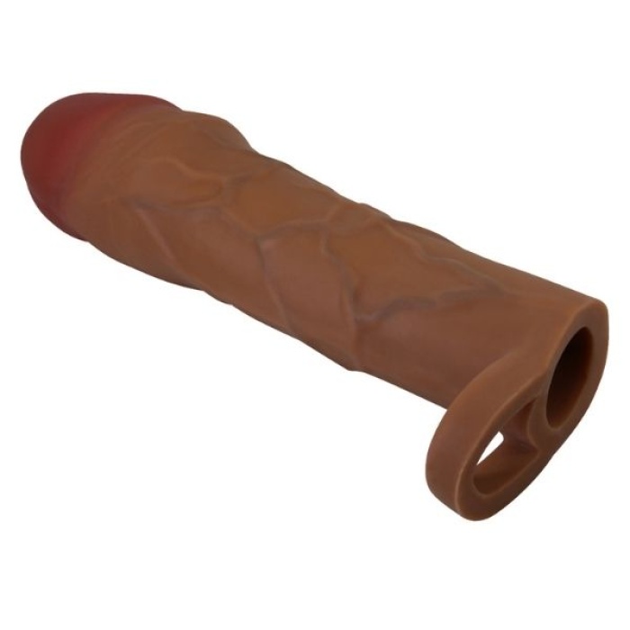 Censan Hani Gerçek Hissiyatlı Uzatıcı Penis Kılıfı Brown