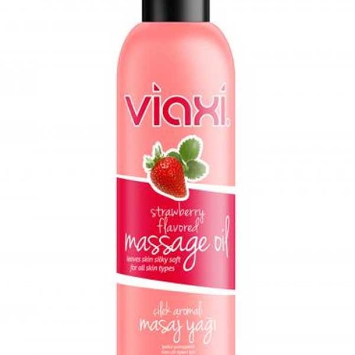 Viaxi Masaj Yağı Çilek Aromalı 177 ml.