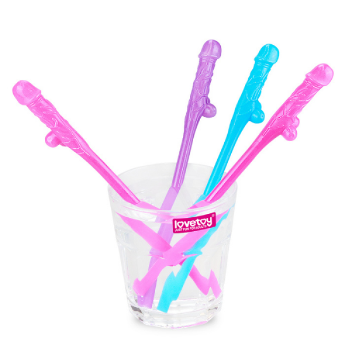 Censan Jokes &amp; Parties Original Willy Straws – Pack of 9 Dildo Pipet