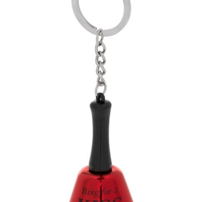 Ring for a Kiss Kırmızı Çan Anahtarlık