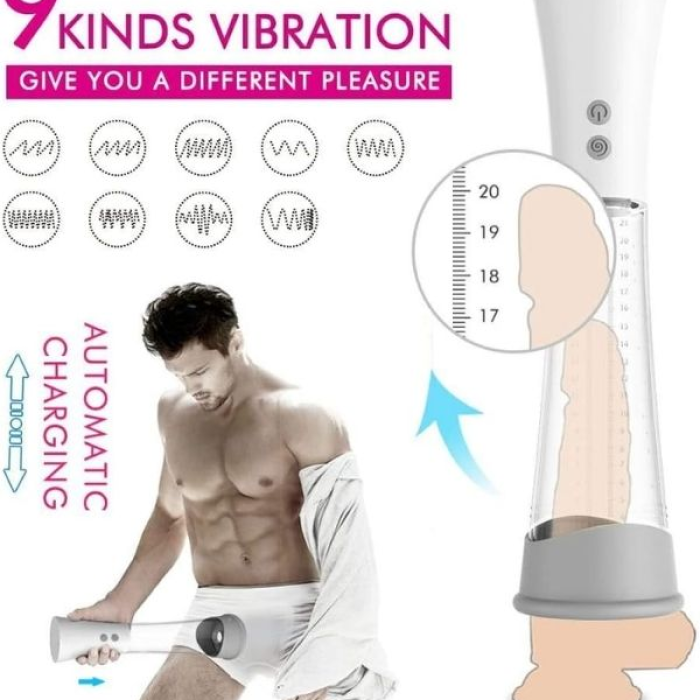 Censan Cyber Penis Pompası ve Elektrikli Vajina Mastürbatörü