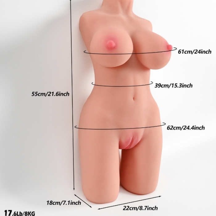 L-Join Gerçekçi 8 Kg Yarım Vücut Vajina Mastürbatör