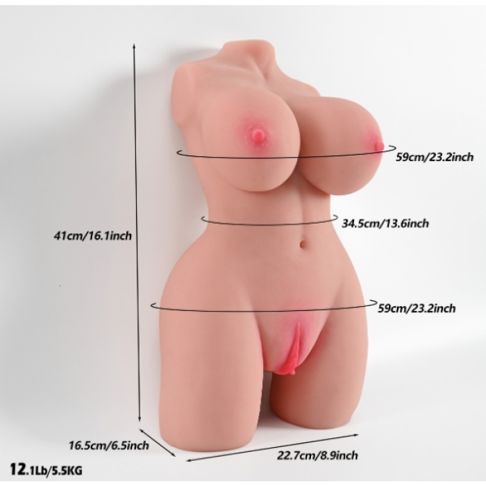 L-Join Gerçekçi 5.5 Kg Yarım Vücut Vajina Mastürbatör