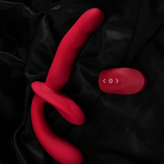 L-Join Strapless Vibratör – 10 Farklı Titreşim Modu, Uzaktan Kumandalı, Şarjlı G Nokta Uyarıcılı Tasarım