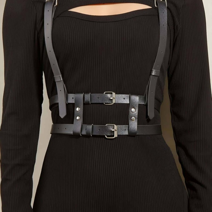 Omuzdan Askılı Delden İki Sıralı Kemer Harness - APFT941