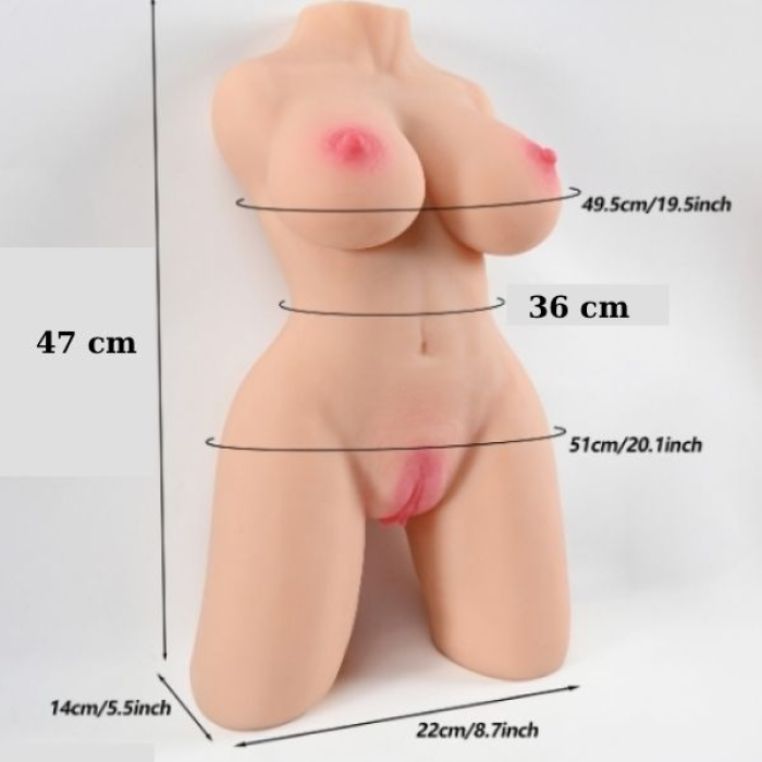 L-Join Gerçekçi 5 Kg Yarım Vücut Vajina Mastürbatör