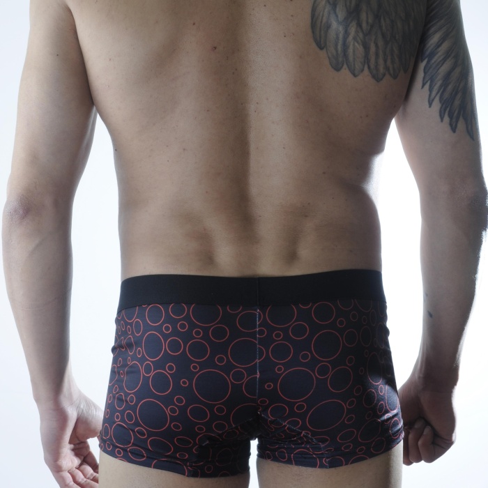 Erkek Daire Desenli Boxer